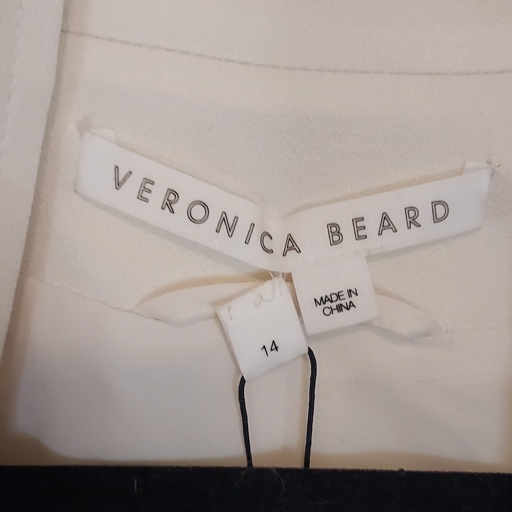 Veronica Beard Eiza Belted Jacket Winter White - Picture 8 of 12